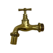 Hane til regnvandstønde i messing 